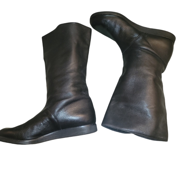 Banana Republic Leather Boots Made in Italy size 8.5 Black - Picture 5 of 6
